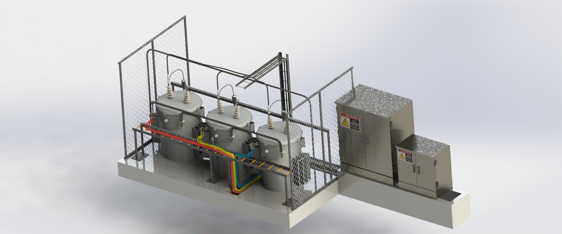 变电站中压和低压配送